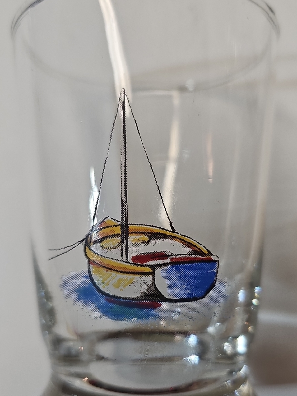 Vintage Ralph Lauren Small Coastal Glasses - Set Of 4 - Beach Theme - Picture 6 of 13